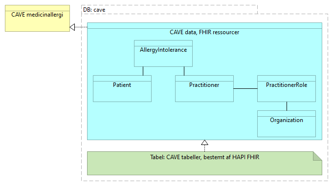 B06 Datasamling CAVE Medicinallergiregistret - Information Structure